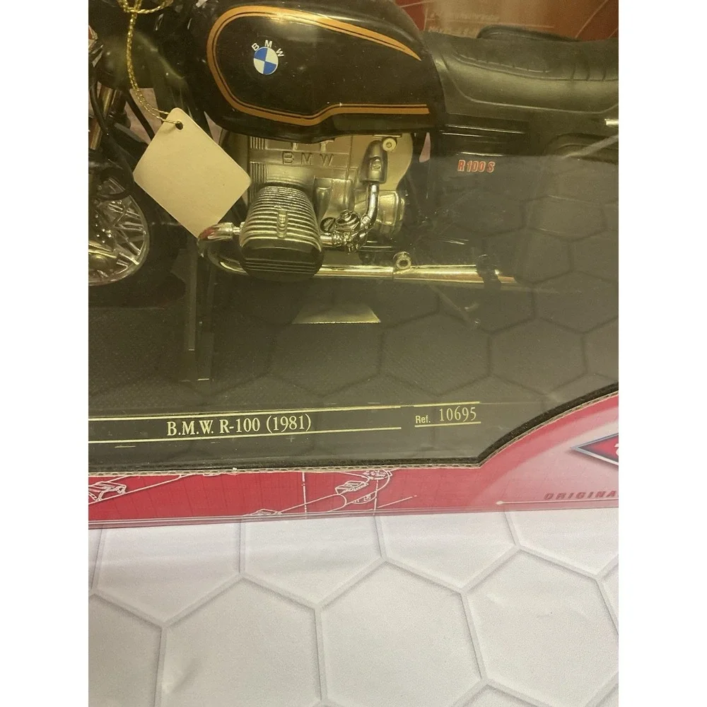 Vintage GUILOY E 1/10. SERIES BMW R100 1991 #10695 NEW IN BOX MOTORCYCLE